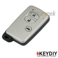 Keydiy 805 - TDB03-3 (Silver) - surový klíč - dálkový ovladač